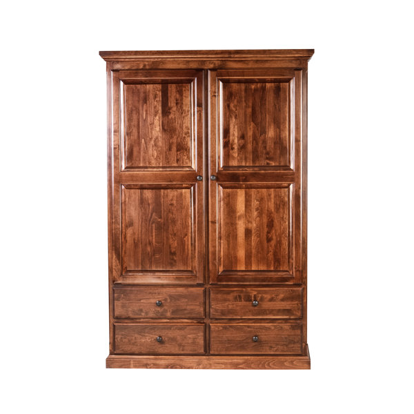 Loon Peak® Moran Solid Wood Armoire Wayfair